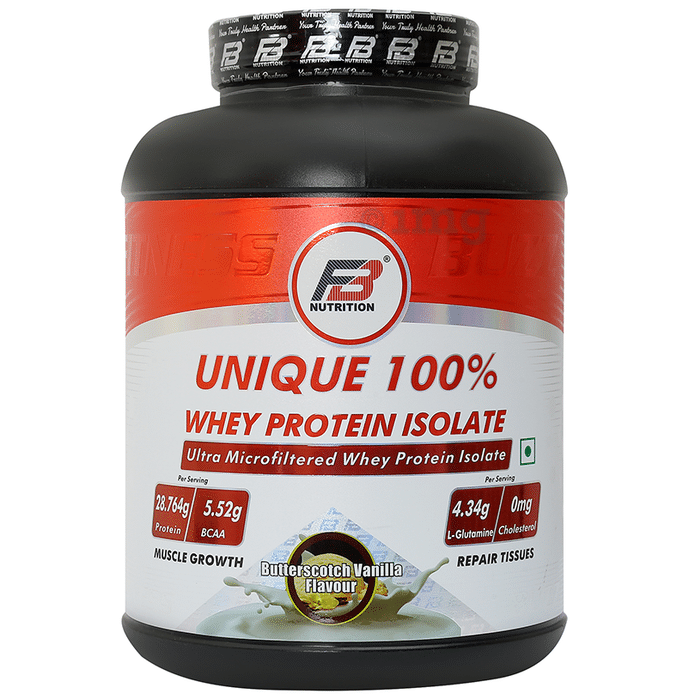 FB Nutrition Unique 100% Whey Protein Isolate Butterscotch Vanilla