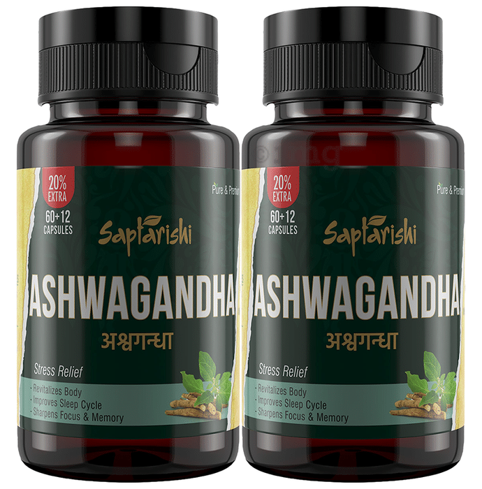 Saptarishi Ashwagandha Capsule (72 Each)