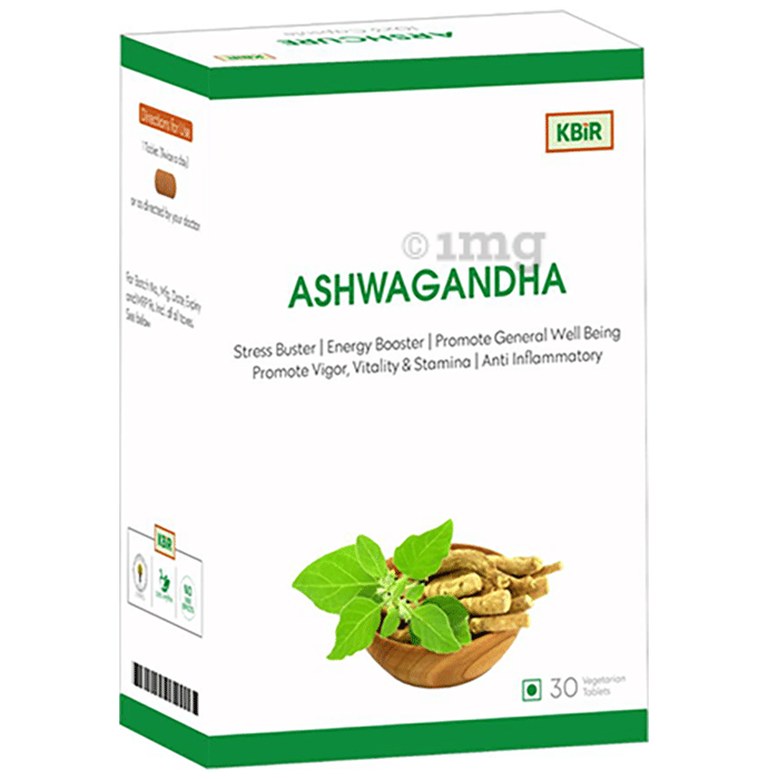 Kbir Ashwagandha Tablet Buy box of 30.0 tablets at best price in India
