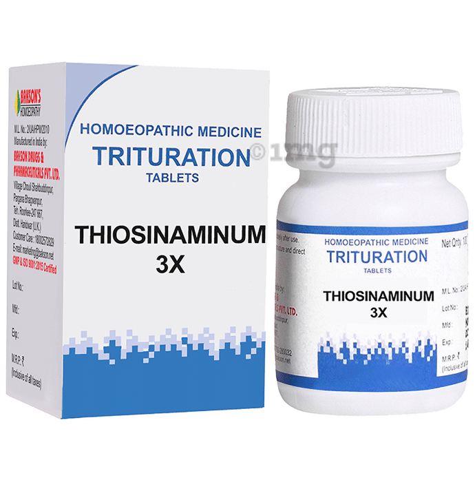 Bakson's Homeopathy Thiosinaminum Trituration Tablet 3X
