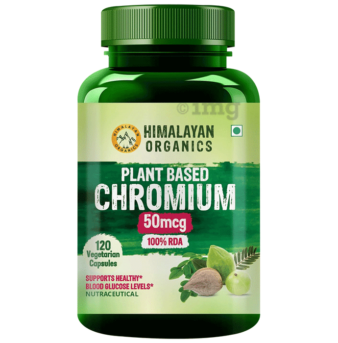 Himalayan Organics Plant Based Chromium Vegetarian Capsule