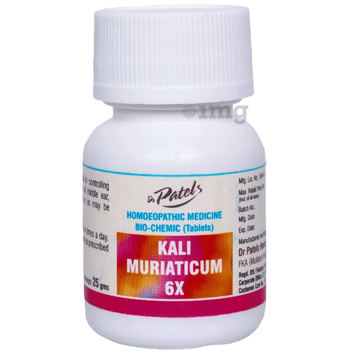 Dr. Patel's Kali Muriaticum Biochemic Tablet 6X