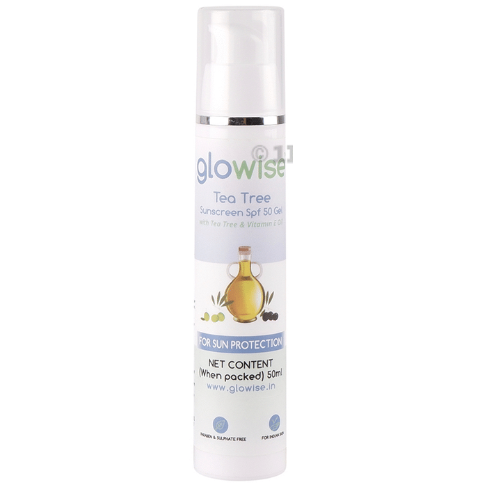 Glowise Tea Tree Sunscreen Gel SPF 50