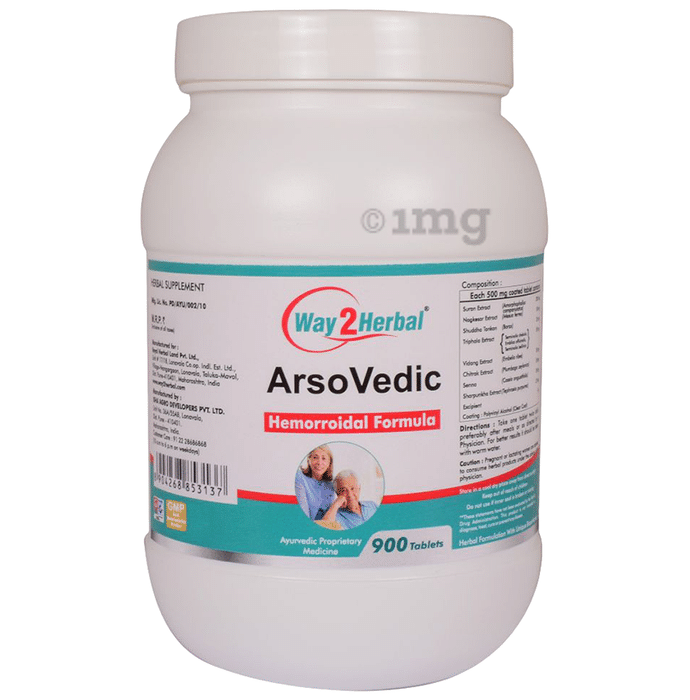 Way2Herbal Hemorroidal Formula Arsovedic Tablet