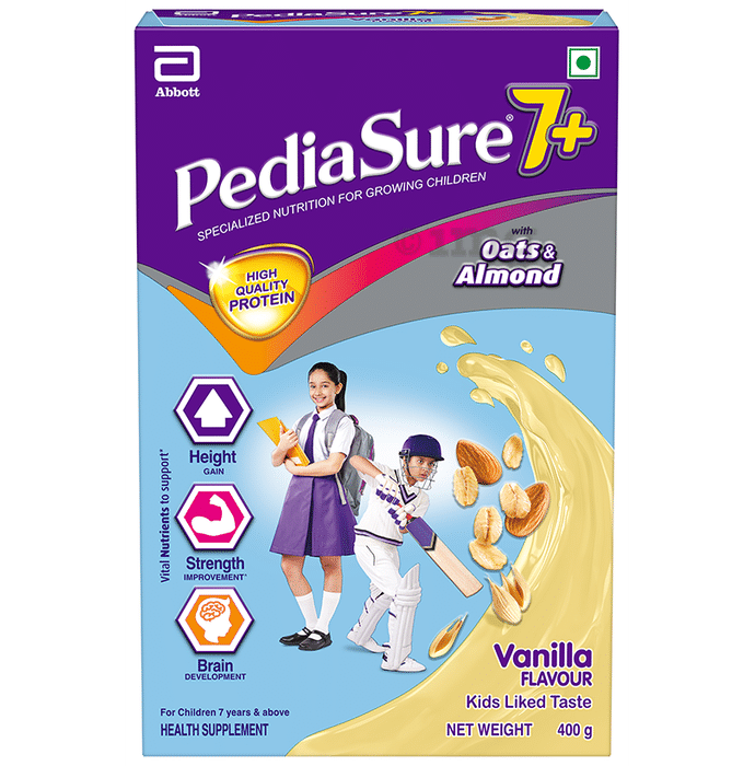 PediaSure Specialized Nutrition Drink Powder for Growing Children Vanilla with Oats & Almond