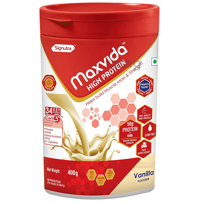 Maxvida High Protein Powder Vanilla