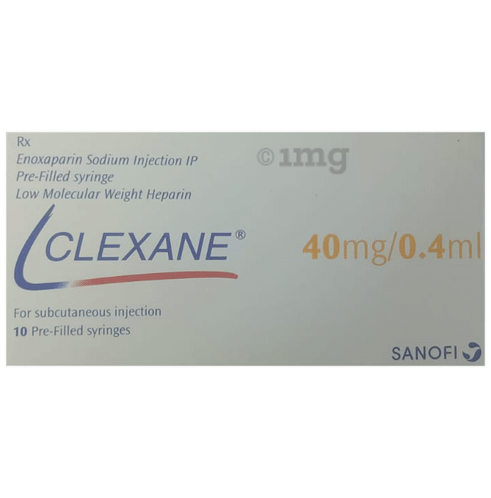 Clexane 40mg Injection (0.4ml Each)