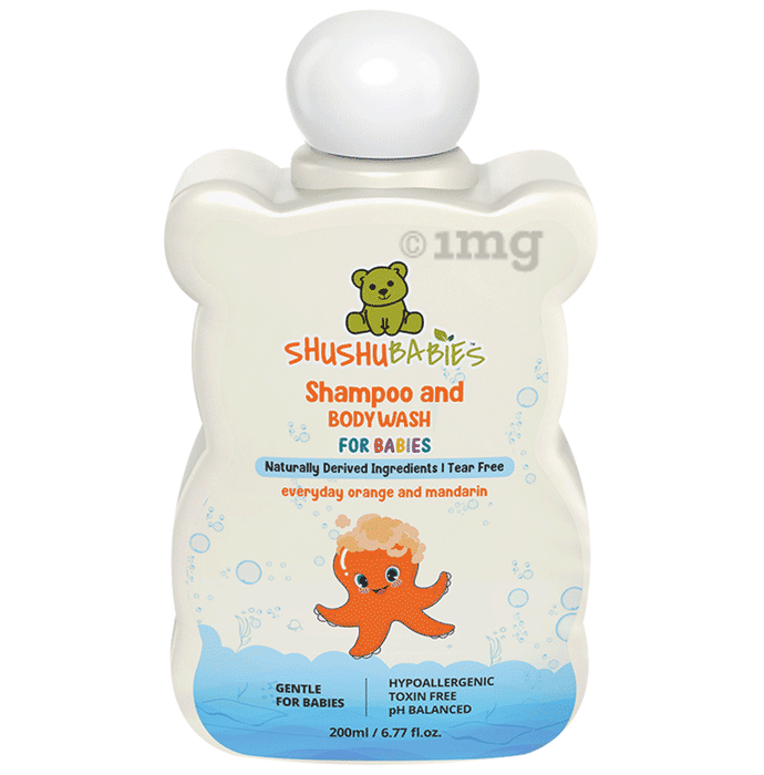 ShuShu Babies Shampoo and Body Wash for Babies Everyday Orange and Mandarin