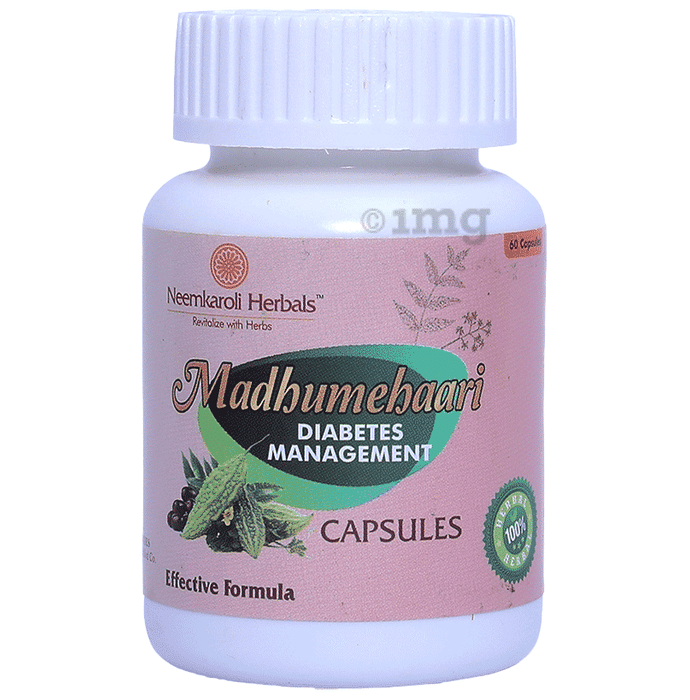 Neemkaroli Herbals Madhumebaari Diabetes Management Capsule
