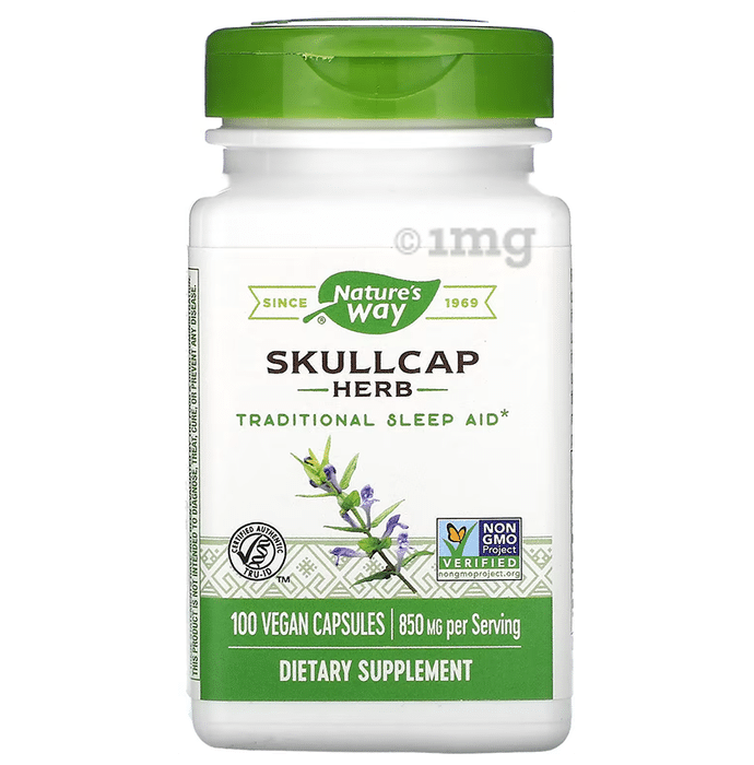 HealthVit Skullcap Herb 425mg Capsule