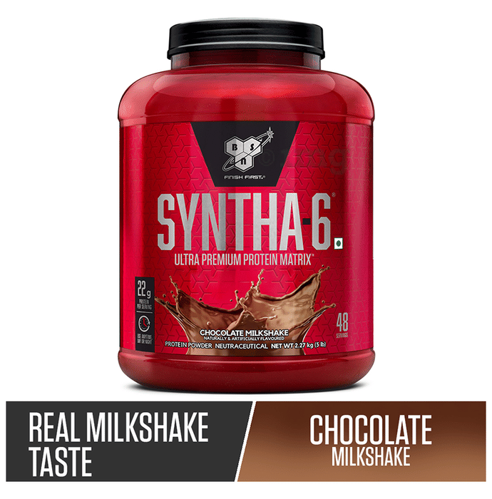 BSN Syntha-6 Ultra Premium Protein Matrix Vegan Powder Chocolate ...
