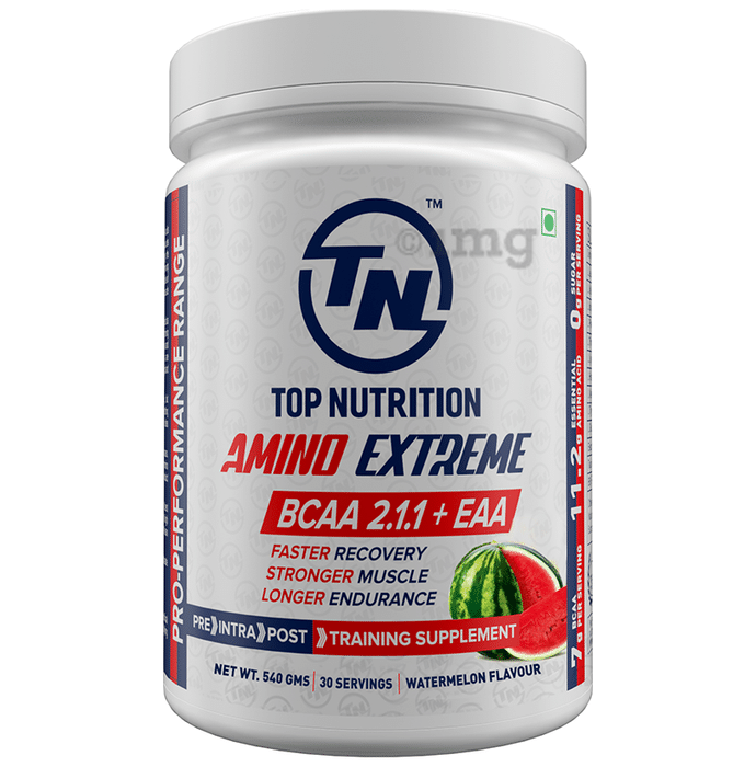 Top Nutrition Amino Extreme BCAA 2.1.1 + EAA Powder Watermelon