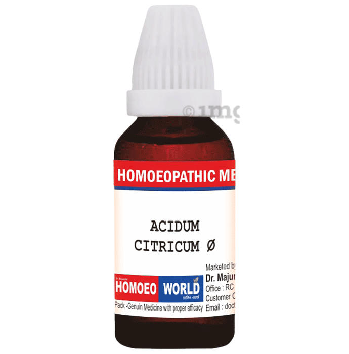 Dr. Majumder Homeo World Acidum Citricum Q Mother Tincture (30 ml Each)