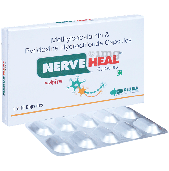 Nerveheal Capsule with Methylcobalamin & Pyridoxine Hydrochloride