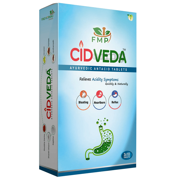Fine Morning Pharma Cid-Veda Ayurvedic Antacid Tablet
