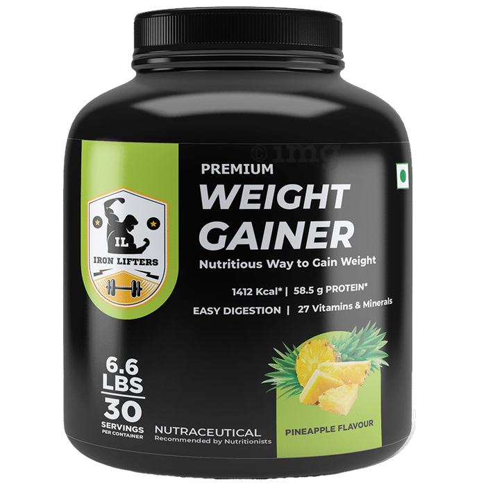 Iron Lifters Premium Weight Gainer Powder Pineapple
