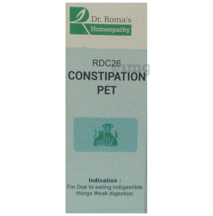 Dr. Romas Homeopathy RDC 26 Constipation Pet Pills