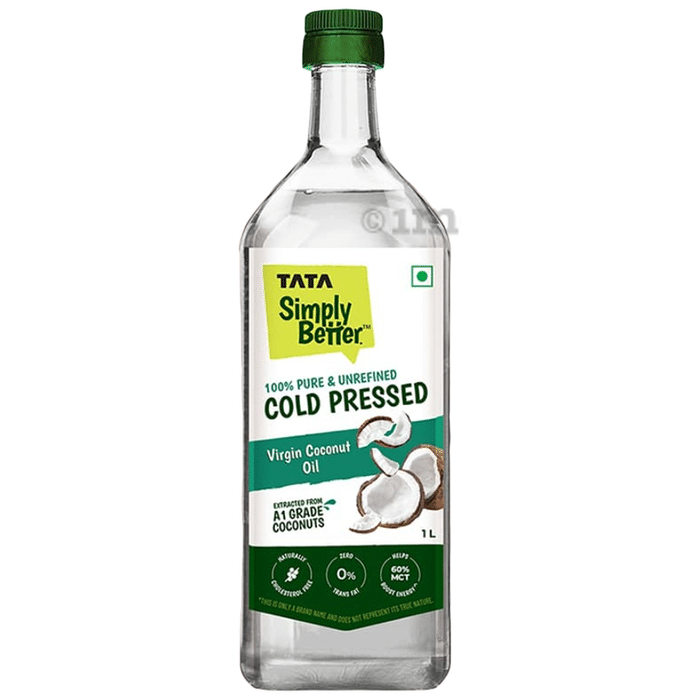 Tata Simply Better Pure & Unrefined Cold Pressed Virgin Coconut Oil