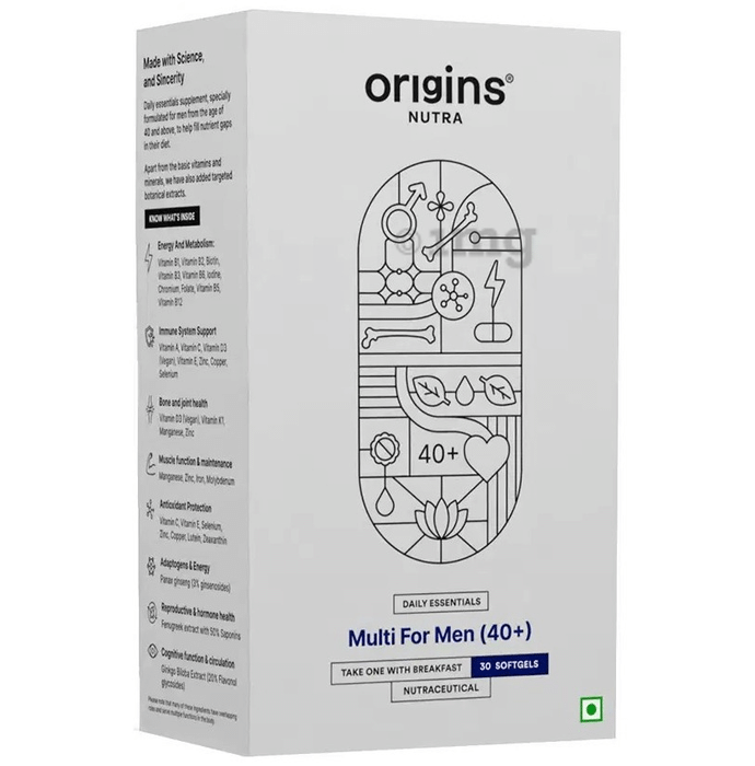 Origins Nutra 40+ Multivitamin Softgel for Men