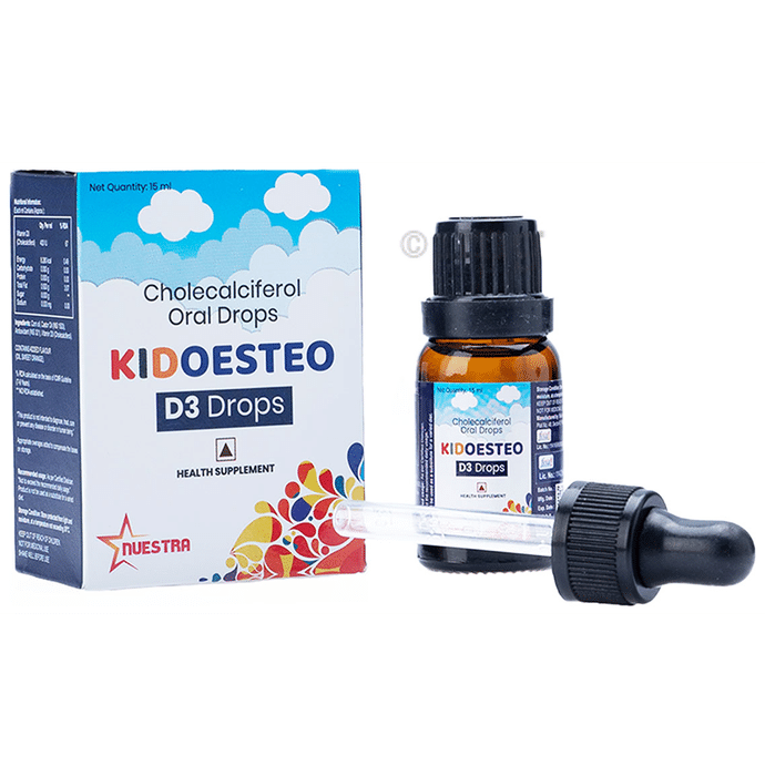 Nuestra Oral Drops Kidoesteo D3 Drop for New Born Baby