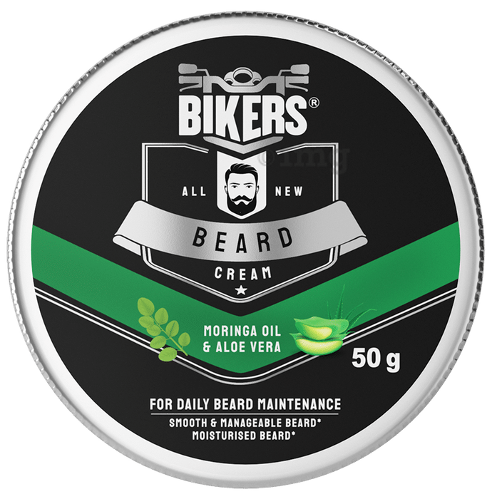 Bikers All New Beard Cream Moringa & Aloe Vera