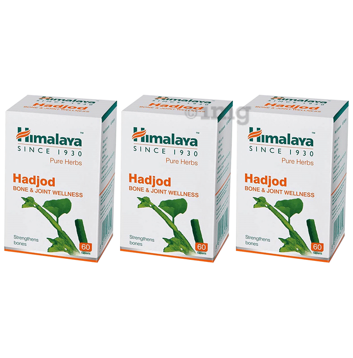 Himalaya Wellness Pure Herbs Hadjod Bone & Joint Wellness Tablet (60 Each)