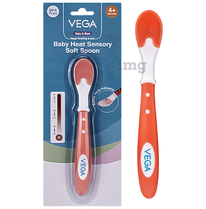 Vega Baby & Mom Baby Heat Sensory Soft Spoon