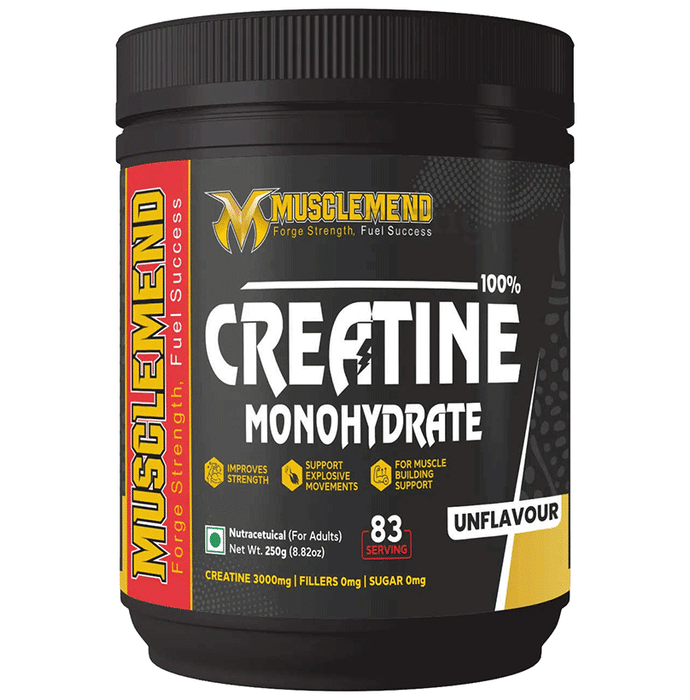 Musclemend 100% Creatine Monohydrate Powder Unflavoured