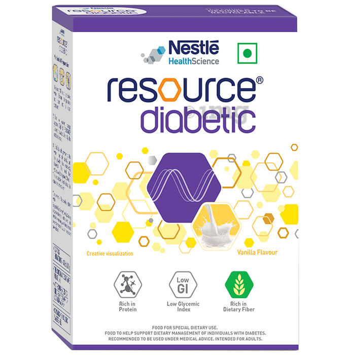 Nestle Resource Diabetic Supplement With Protein, Fibre & Low GI ...
