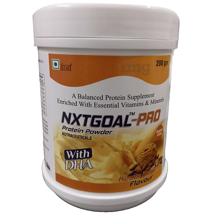 Nxtgoal-Pro Protein Powder Kesar Badam Sugar Free