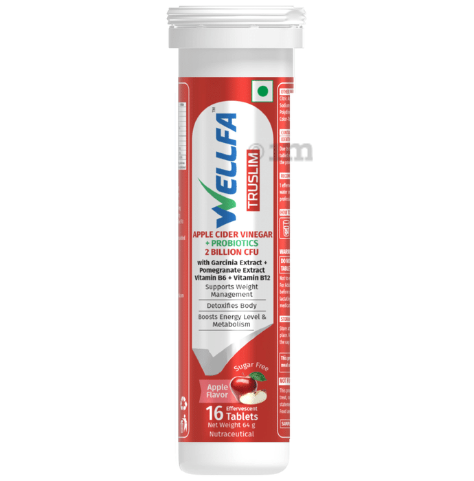 Wellfa Truslim Effervescent Tablet Apple Sugar Free