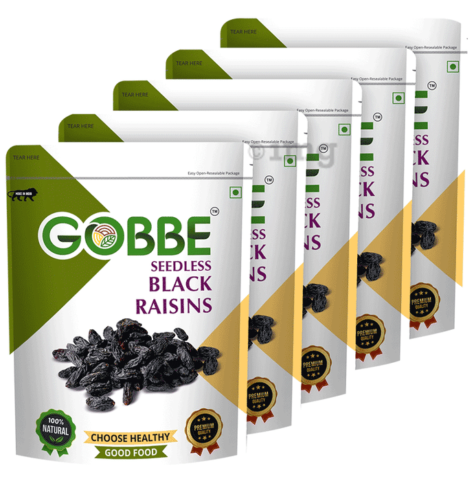Gobbe Black Raisins