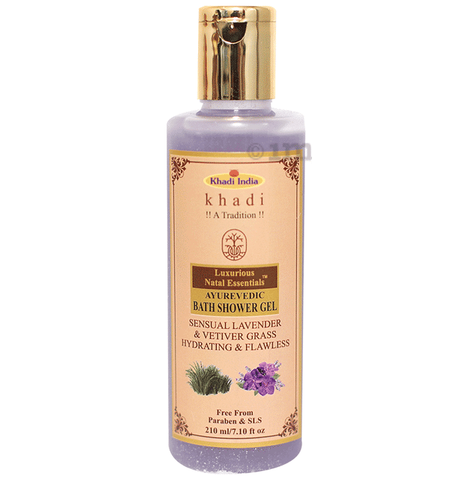 Luxurious Natal Essentials Ayurevedic Bath Shower Gel Sensual Lavender