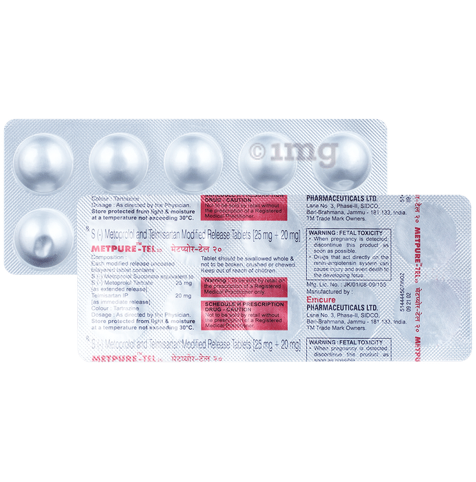 Metpure-Tel 20 Tablet