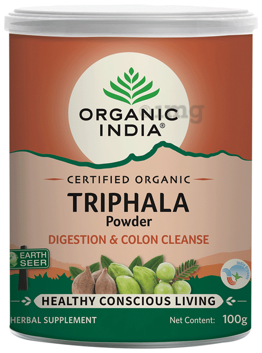 Organic India Triphala Powder | Eases Constipation & Supports Digestive Health