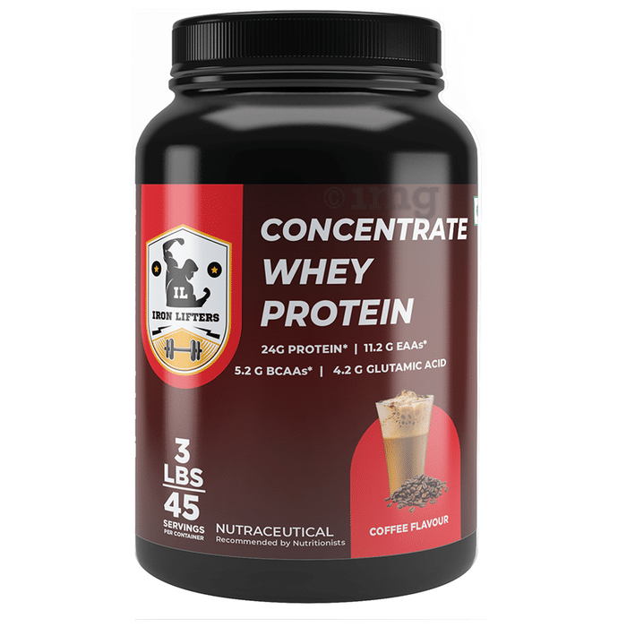 Iron Lifters Concentrate Whey Protien Powder Coffee