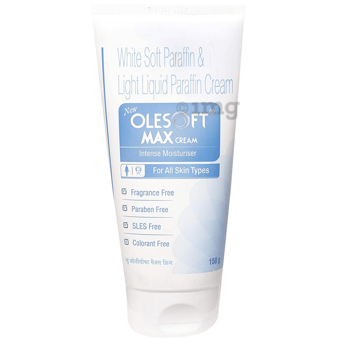 New Olesoft Max Moisturising Cream with  Soft Paraffin & Light Liquid Paraffin | For All Skin Types