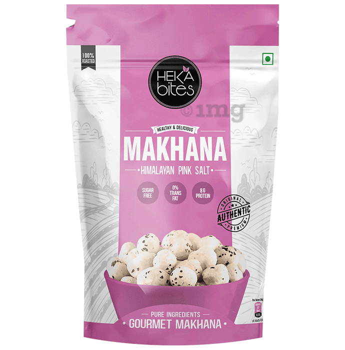 Heka Bites Roasted Makhana Himalayan Pink Salt