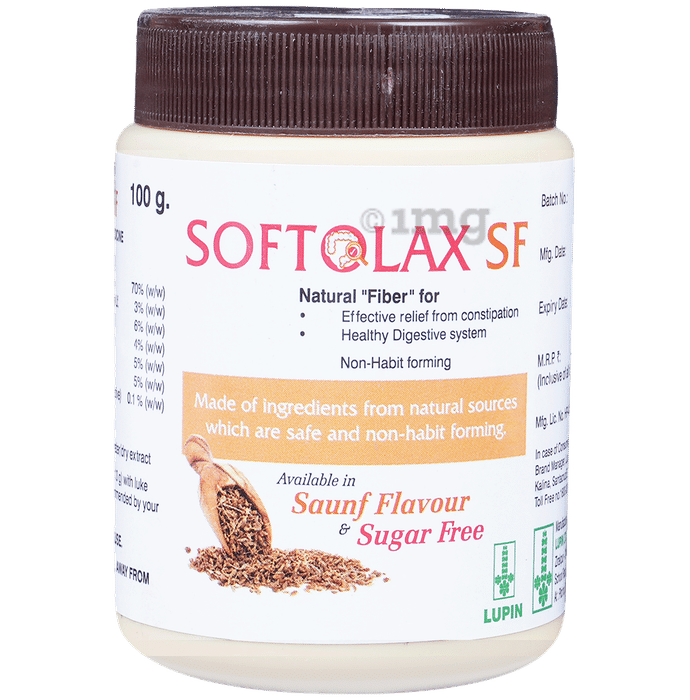 Softolax Saunf Sugar Free Powder | For Healthy Digestive System & Constipation Relief