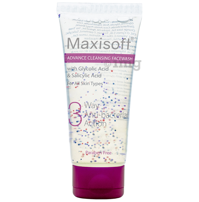 Maxisoft 3 Way Anti-Bacterial Action Advance Cleansing Face Wash (100ml Each)