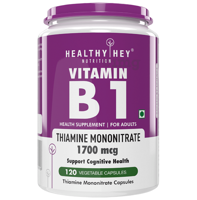 HealthyHey Nutrition Vitamin B1 Vegetable Capsule