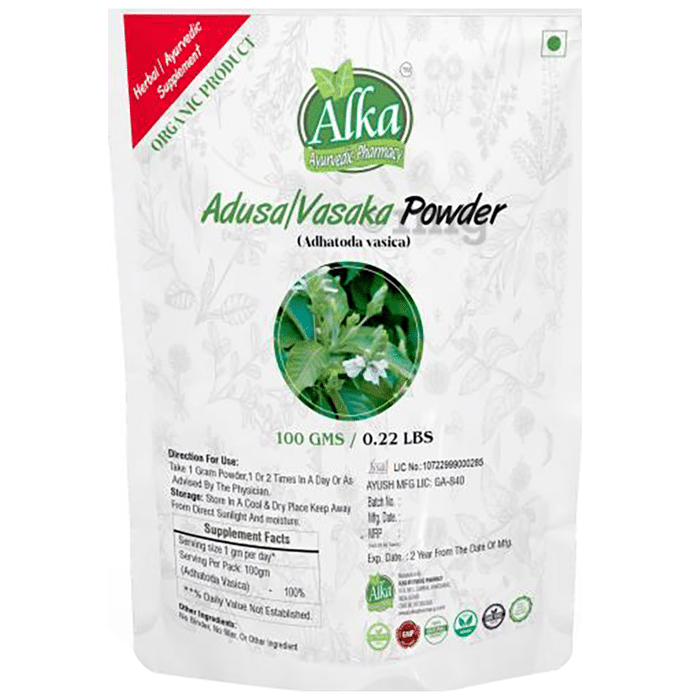 Alka Ayurvedic Pharmacy Adusa Powder