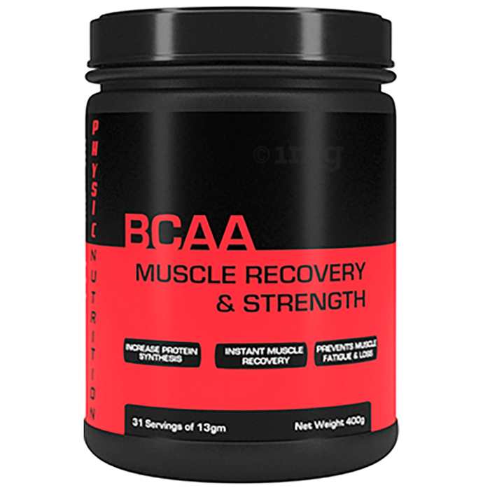 Physic Nutrition BCAA Muscle Recovery & Strength Powder Green Apple