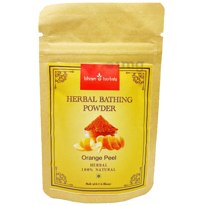 Bilvam Herbals Bathing Powder Orange Peel