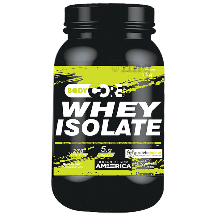 Body Core Science Whey Isolate Powder Cream and Cookie