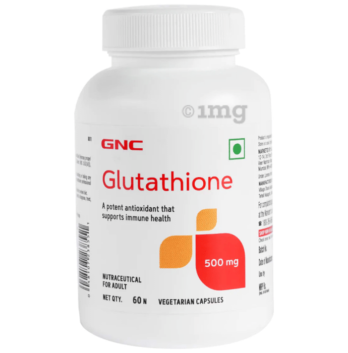 GNC Glutathione 500mg Vegetarian Capsule