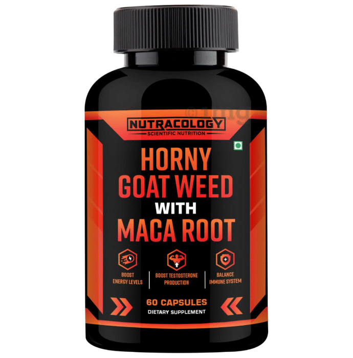 Nutracology Horny Goat Weed with Maca Root Capsule