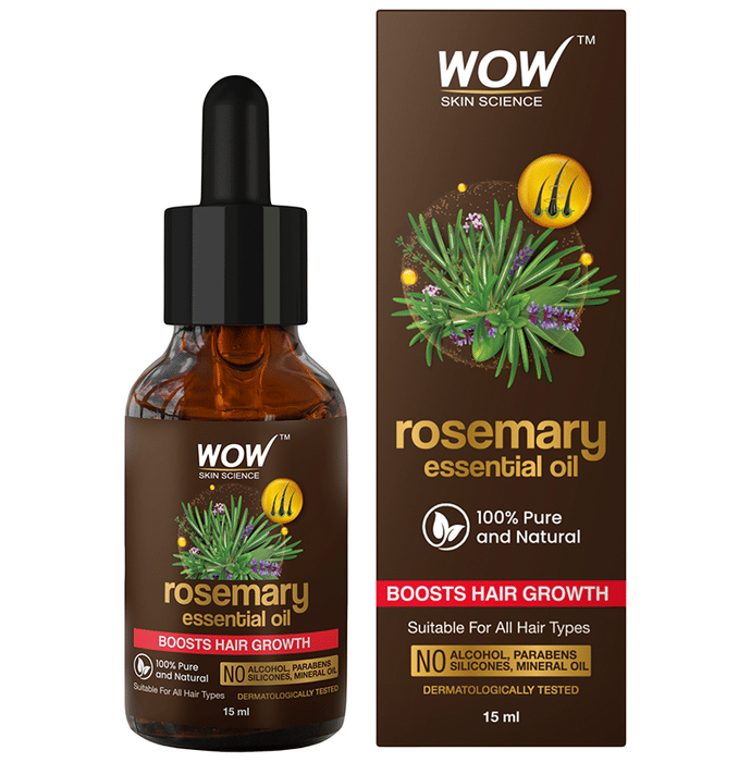 WOW Skin Science Rosemary Oil Buy bottle of 15.0 ml Oil at best price in India 1mg