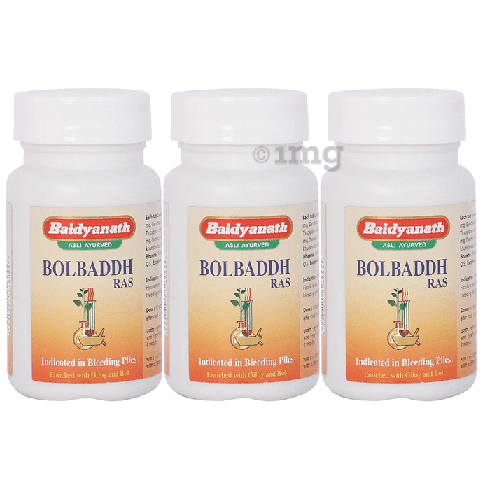 Baidyanath (Jhansi) Bolbaddh Ras Tablets (80 Each)