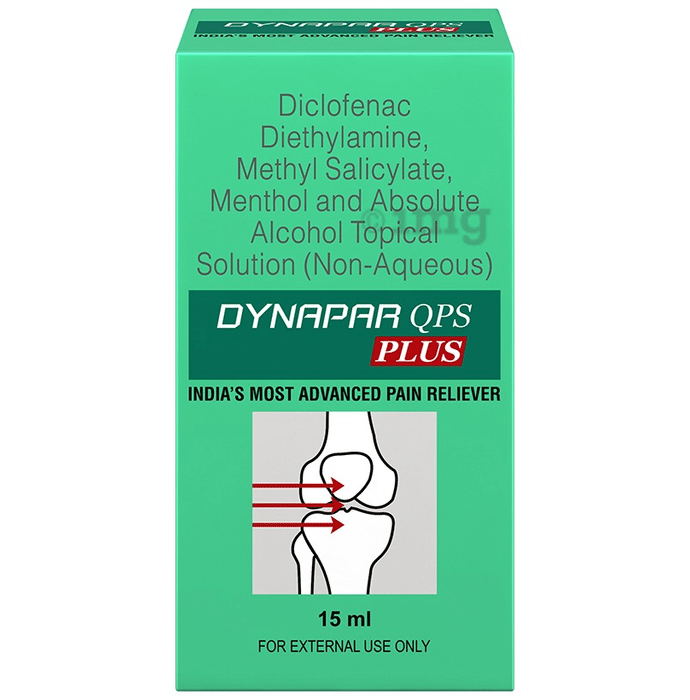 Dynapar Qps Plus Non-Aqueous Topical Solution | For Back, Neck, Shoulder, Elbow, Wrist & Knee Pain